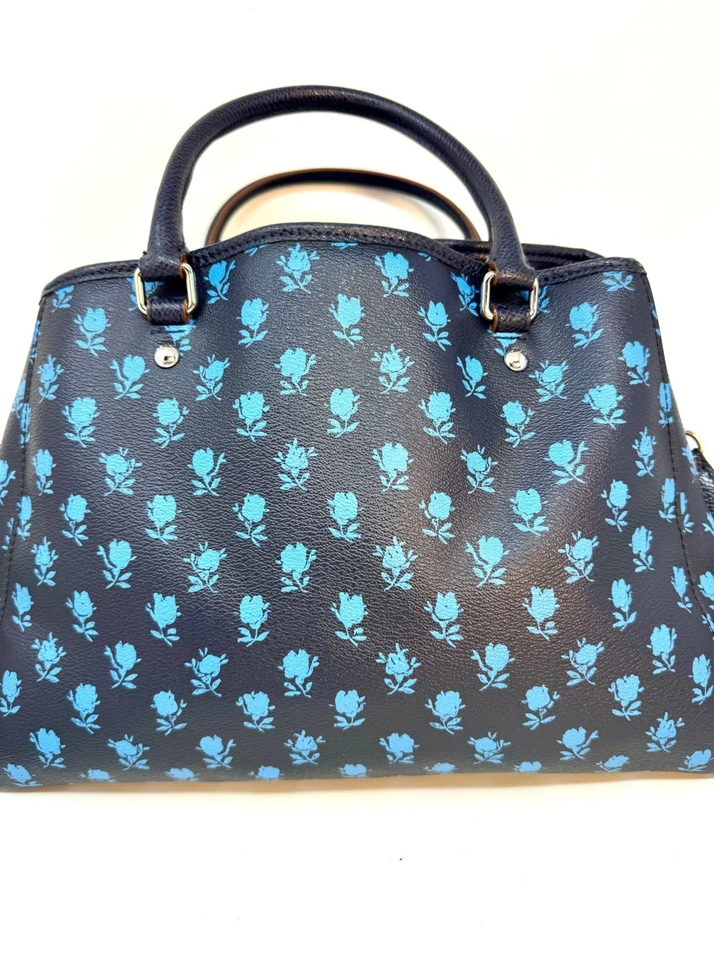 Coach Margot Carryall Satchel Bag in Badlands Floral Print - Excellent Condition